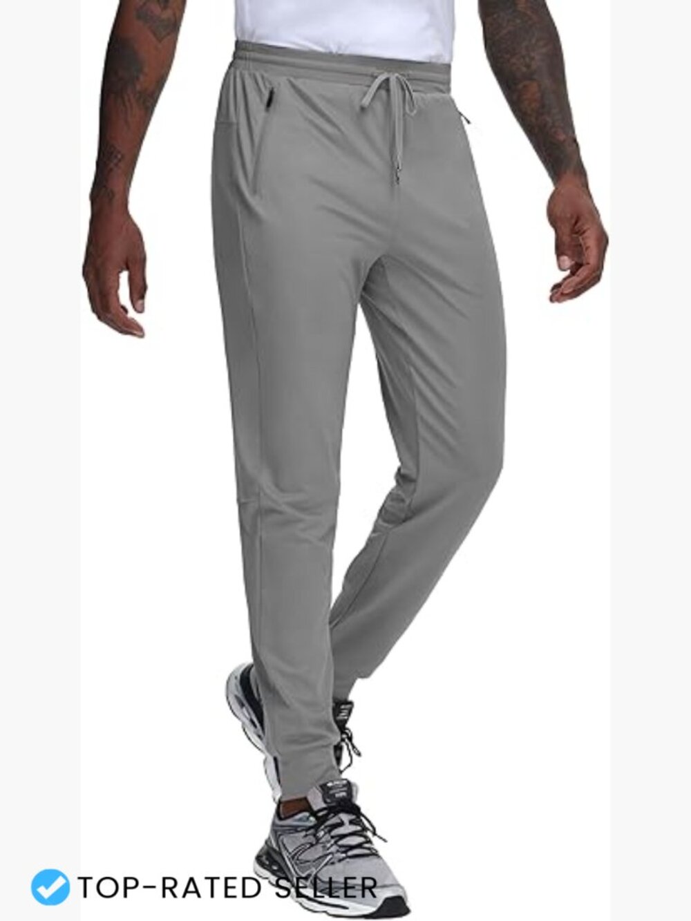 Men's Athletic Joggers Stretch Lightweight Workout Running Gym Training